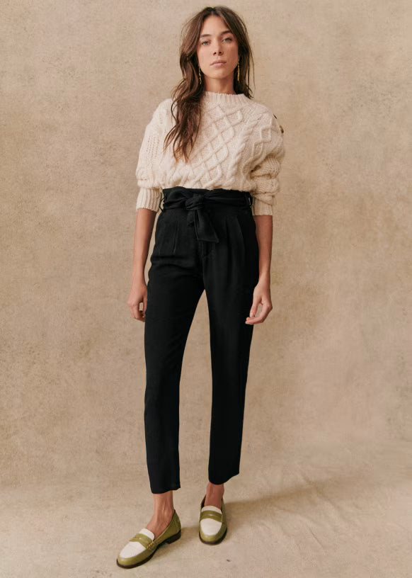 Tailored flared trousers